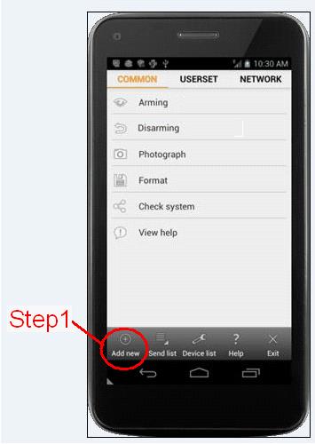 App til smart phone App til vildtkamera MG982