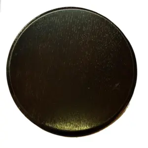 Mørkbejdsede runde trofæ plader (21cm)
