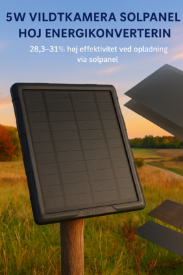 Solpanel 12v og 6v - 6000mah