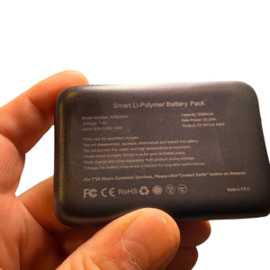 Ekstra batteri til App opvarmede strømper