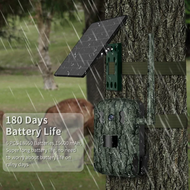 Live Kamera 4g 2.0 inkl solcelle og batteri pakke - 2026 model