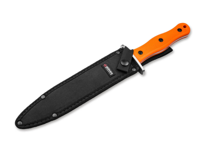 Böker Vildsvin kniv - orange skæfte