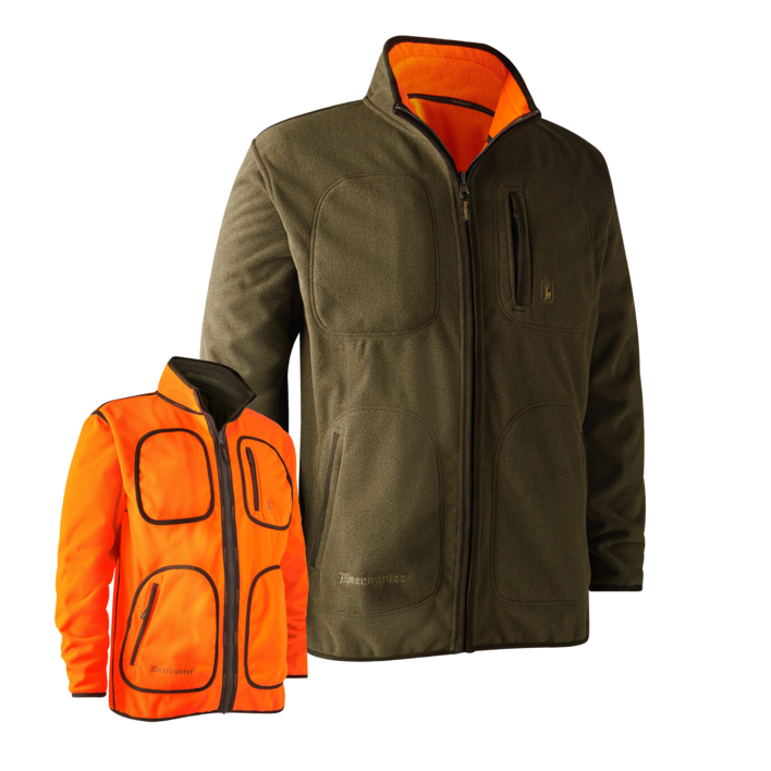 Gamekeeper Bonded Fleecejakke - vendbar