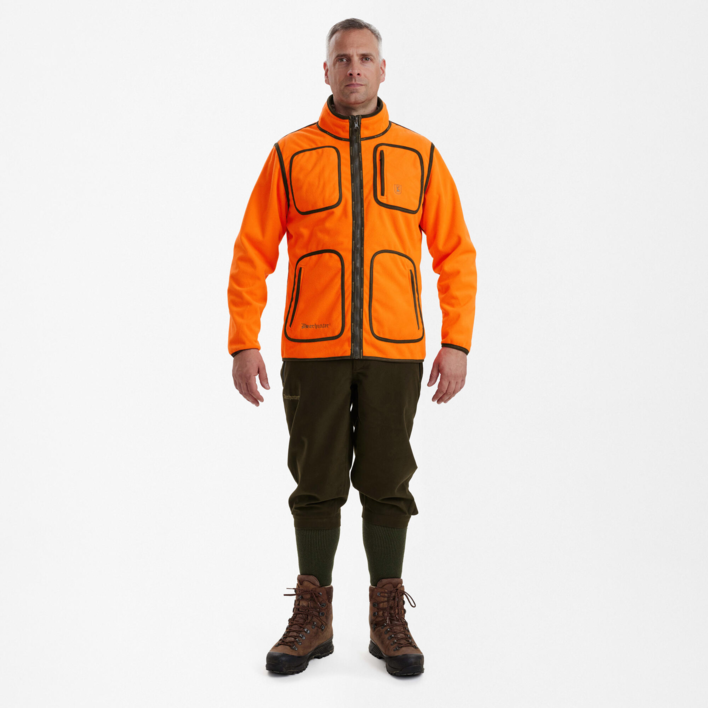 Gamekeeper Bonded Fleecejakke - vendbar