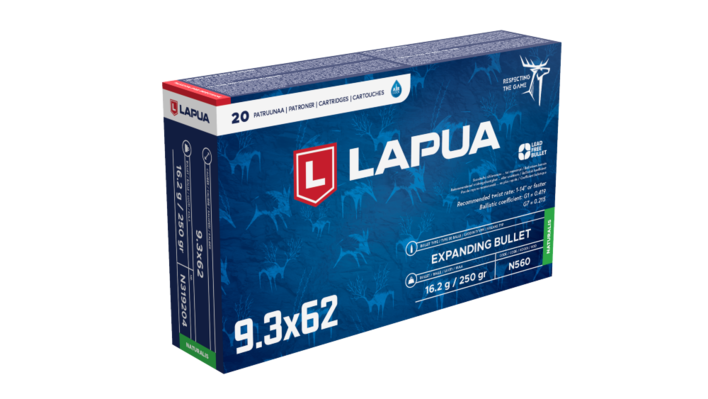 Lapua 9,3*62 Naturalis 16,2gr