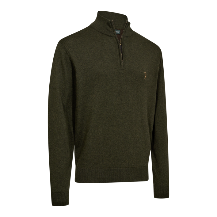 Harrington ½-zip striktrøje