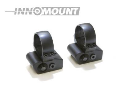 QD til Weaver/Picatinny–todelt–forskudt