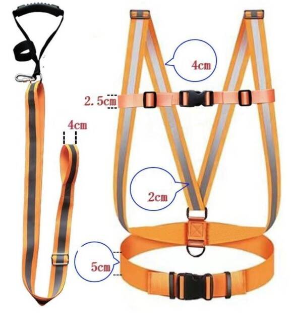 Slæbe sele til større dyr - jagt-jakt edition