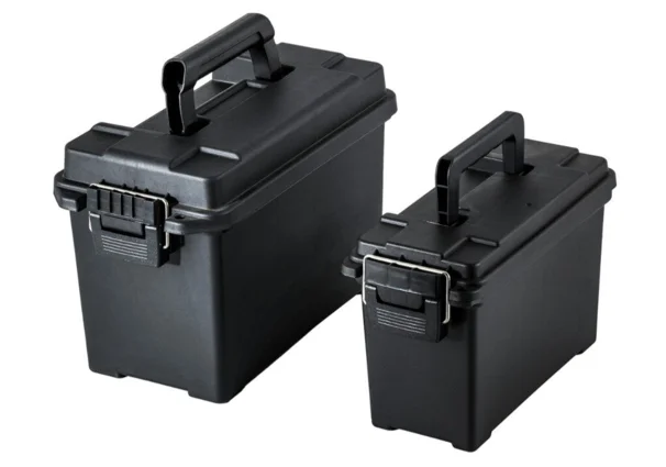 Ammunitions- og opbevaringsbokse 2 stk.