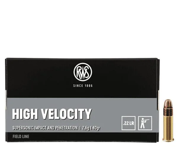 RWS .22 High Velocity - Bly 50 stk