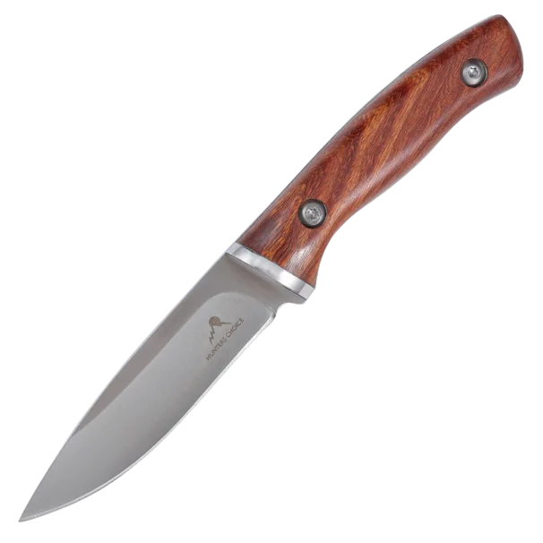 Hunters Choice Strix Jagtkniv – Klassisk jagtkniv med træskaft og læderskede