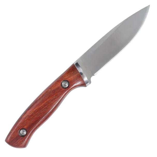 Hunters Choice Strix Jagtkniv – Klassisk jagtkniv med træskaft og læderskede
