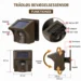 Pir sensor alarm - solar drevet - Dobbelt pakke