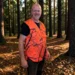 Slidstærk hunde- og sikkerhedsvest, orange camouflage