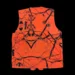 Slidstærk hunde- og sikkerhedsvest, orange camouflage
