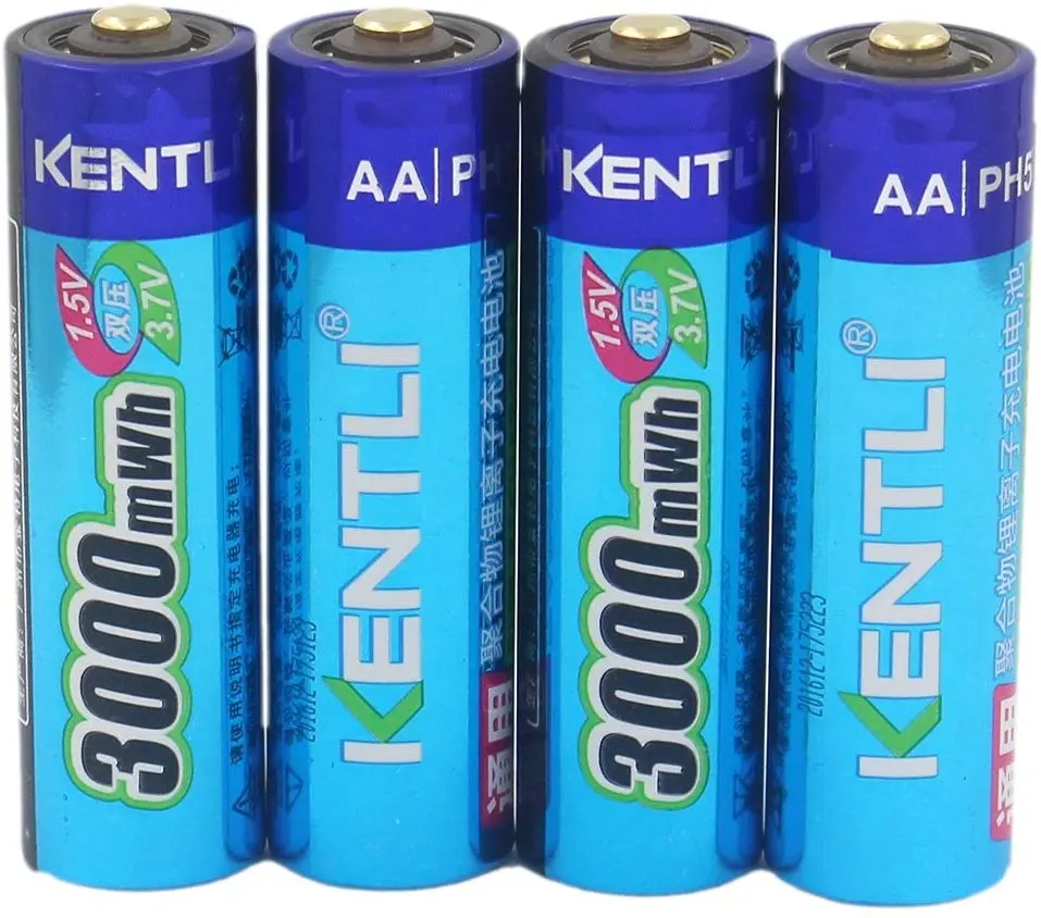 Bane Skoleuddannelse jeg fandt det Kentli genopladelige batterier AA