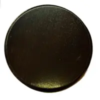 Mørkbejdsede runde trofæ plader (13cm)