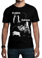 t-shirt med tekst - problem-solution