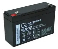 Batteri 6v Q-BATTERI genopladeligt batteri 12ah