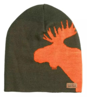 Beanie Elg Green/Orange