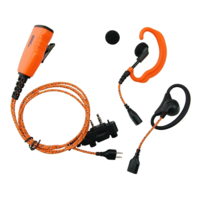 ProEquip PRO-U610LS/LA FabricLine, 3-i-1, C/D-shell, orange, Peltor