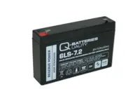 Batteri 6v Q-batteries genopladeligt 7,2 AH