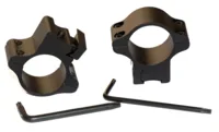 Scope Rings Aluminum 1" High 11 mm track