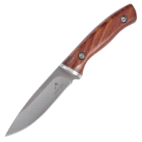 Hunters Choice Strix Jagtkniv – Klassisk jagtkniv med træskaft og læderskede