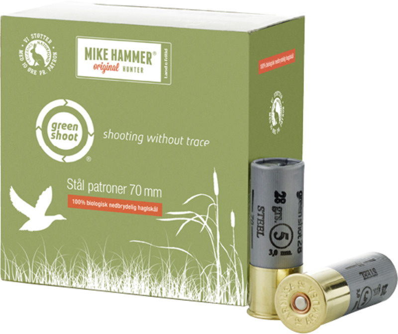 GreenShot haglpatron 12/24/7 hagl (25 stk)