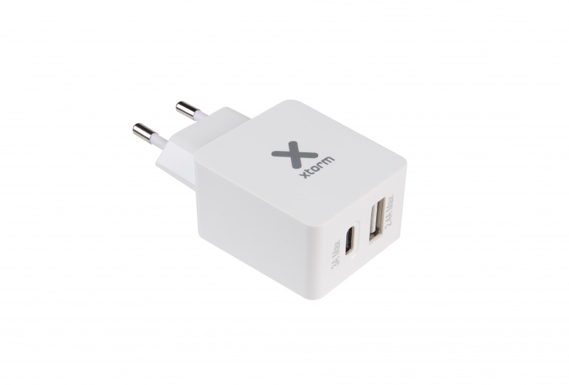 Hurtiglader 1xUSB-C, 3A/1xUSB, 2,4A