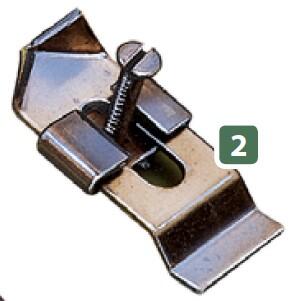 Rådyr- og hjorte klemmer til trofæ 5stk