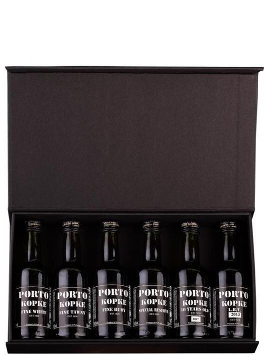 Portvin gavesæt med 6 flasker - 5cl billede