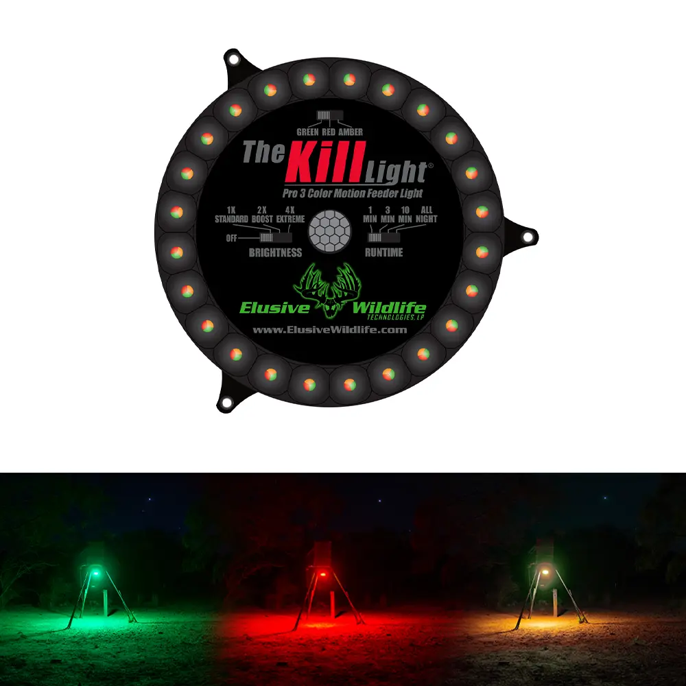 The Kill Light&trade; PRO 3 med bevægelses sensor / multicolor
