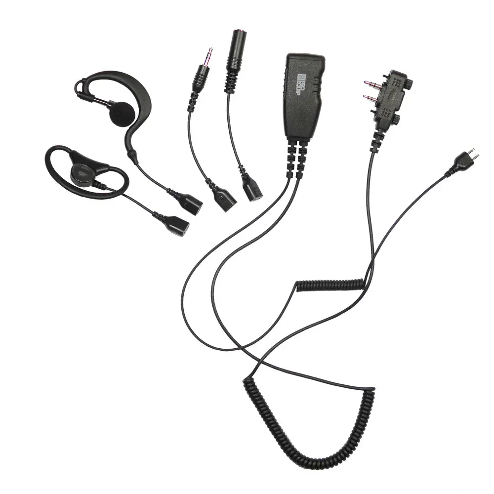 ProEquip PRO-U800LA 6-i-1 til Peltor, Sordin, MP3, Soundscope, PTT