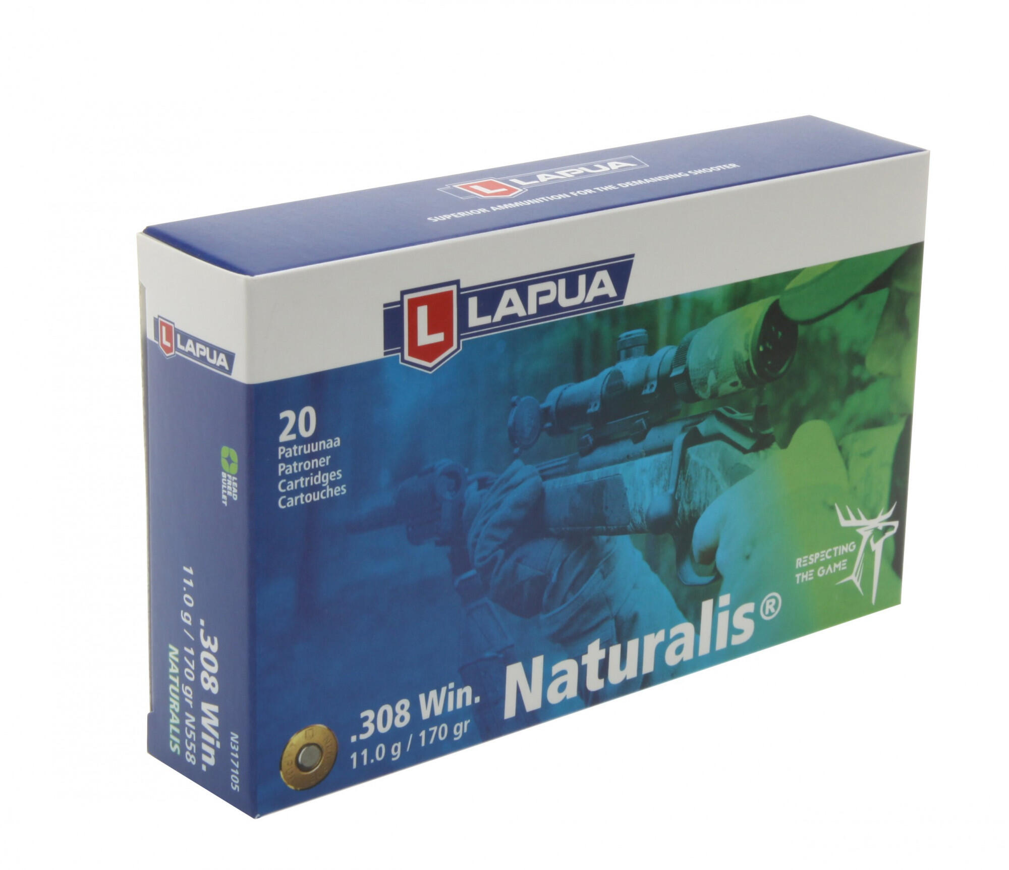 Lapua 308 Win Naturalis 11,0 gr
