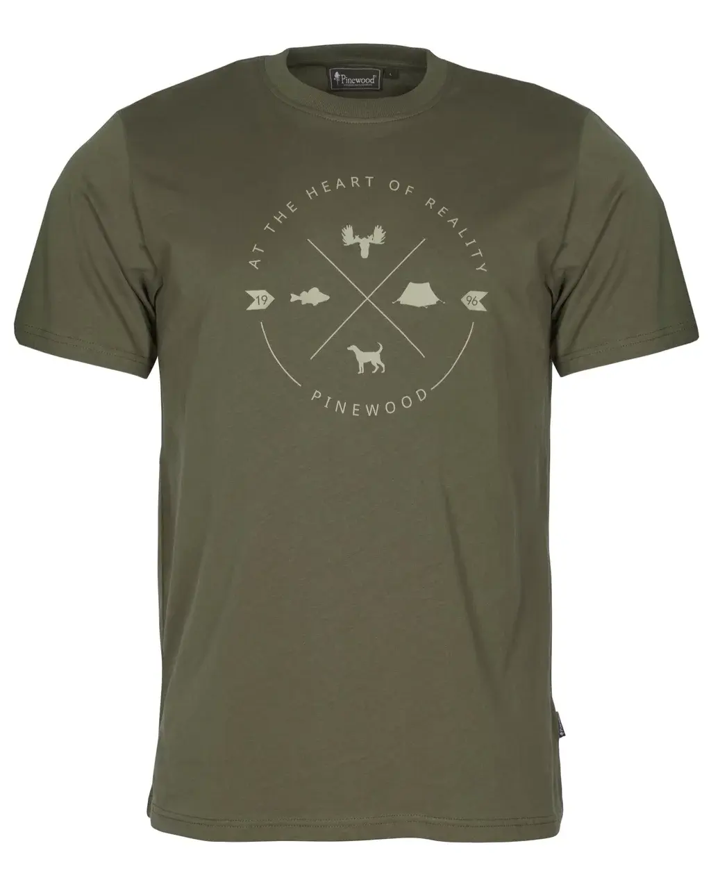FINNVEDEN TRAIL T-SHIRT MS 5321 - OLIVENGRØN