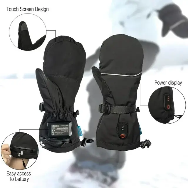 Batteri opvarmede vanter