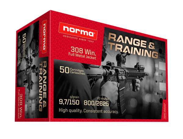 Norma Range & Training 30-06 Spring. FMJ 9,7g / 150 gr. - 50 stk.