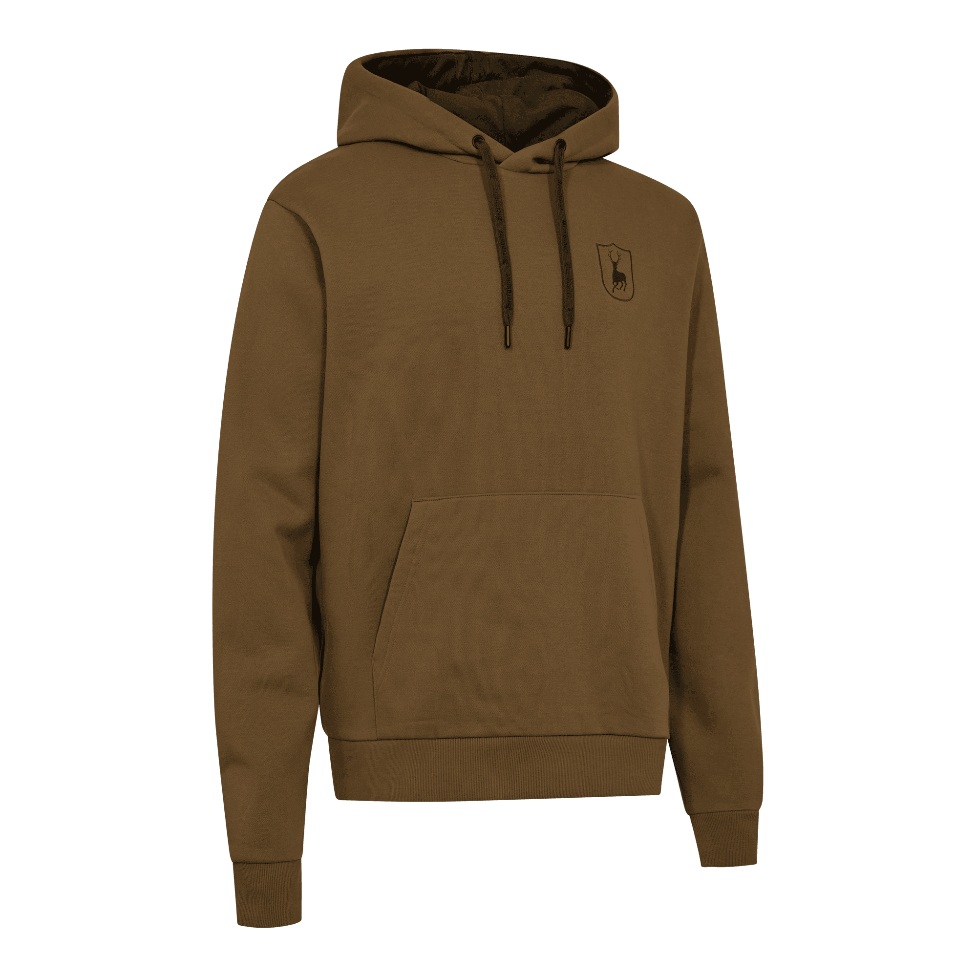 Deerhunter Mens Logo Hoodie, Fallen Leaf