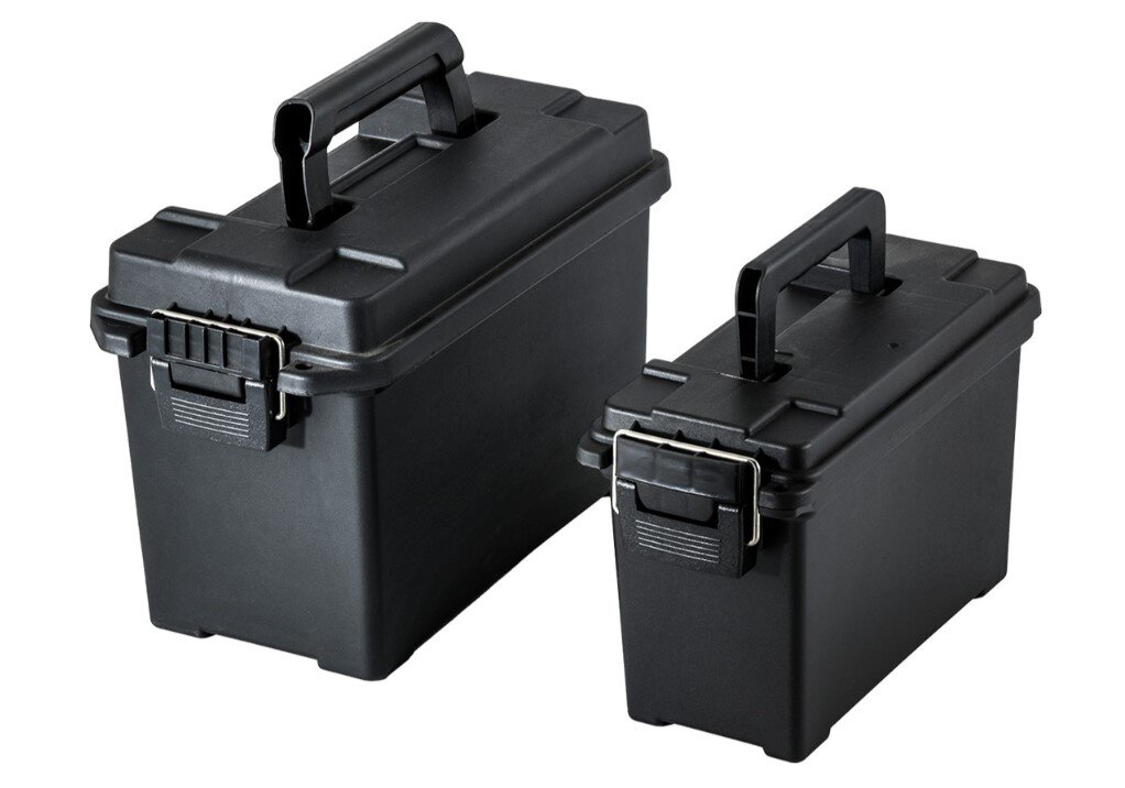 Ammunitions- og opbevaringsbokse 2 stk.