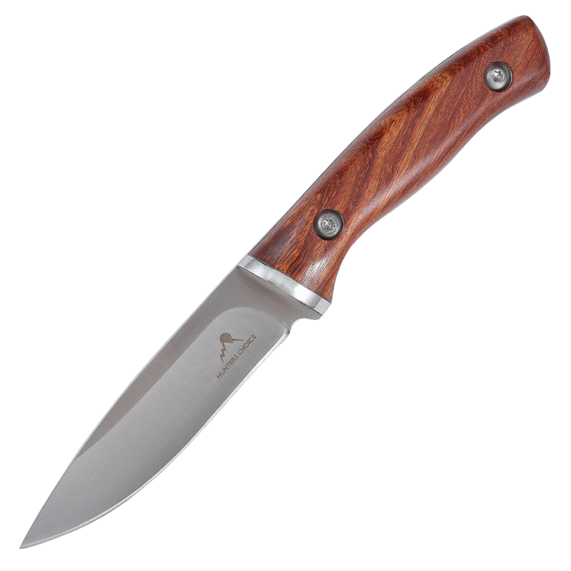 Hunters Choice Strix Jagtkniv Klassisk jagtkniv med træskaft og læderskede Hunters Choice Strix Jagtkniv Klassisk jagtkniv med træskaft og læderskede